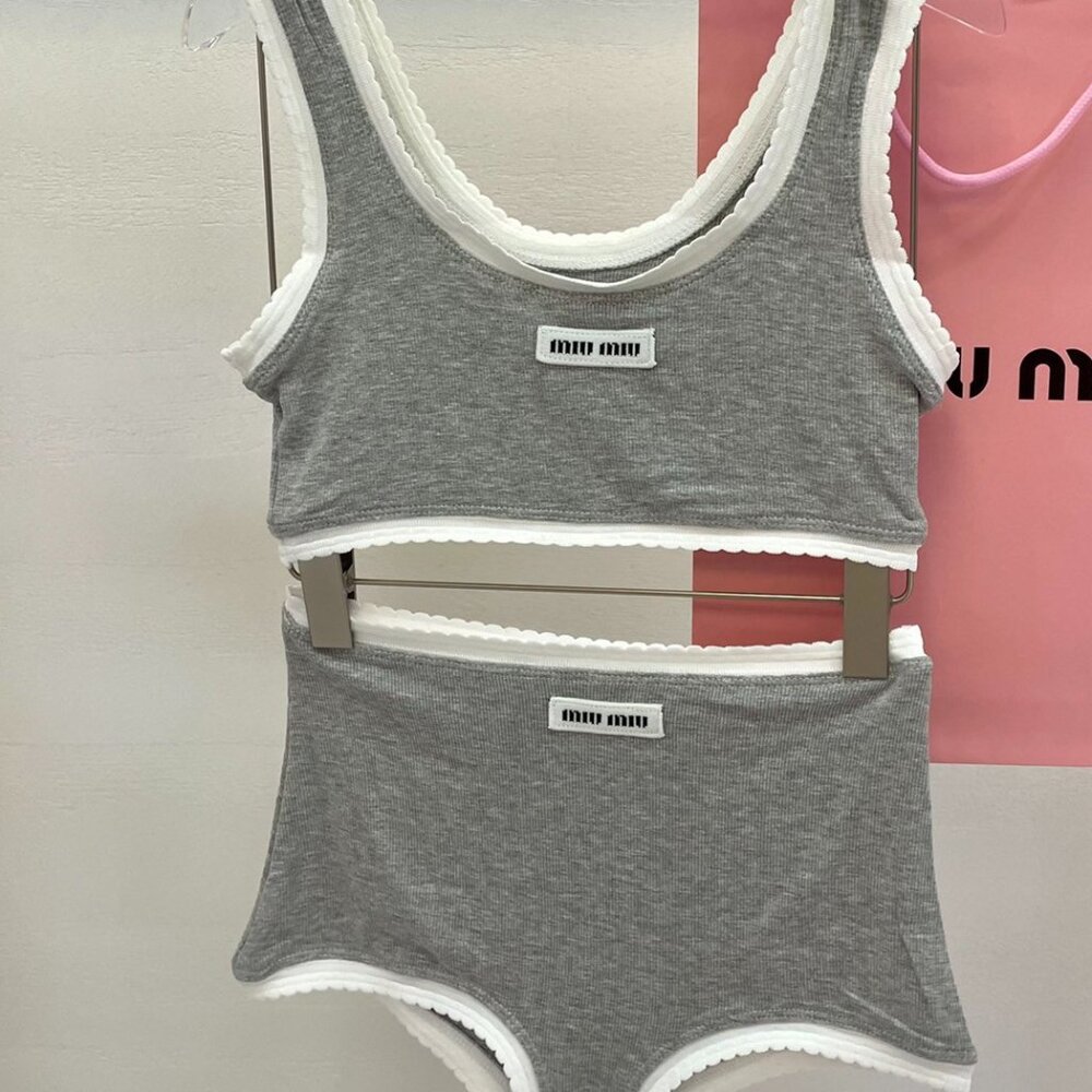 Miu Miu elegant two-piece swimsuit (without padding) Size S